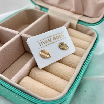 گوشواره میخی برگ